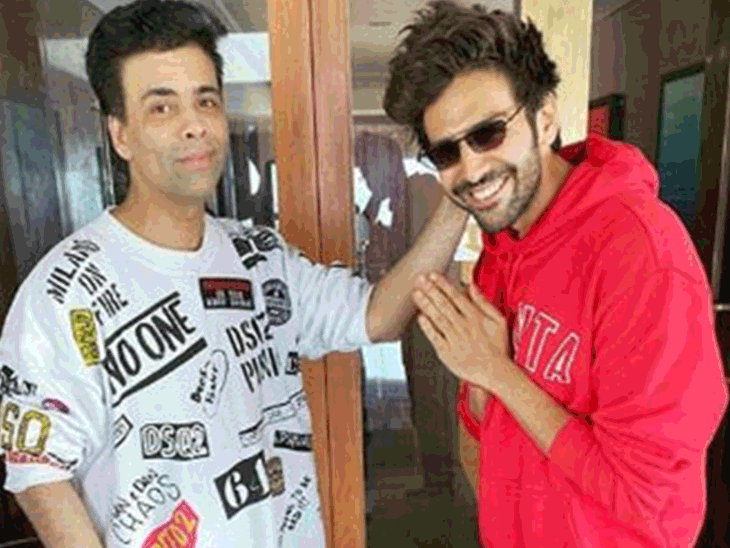 Rap battle between Karan Johar and Kartik Aaryan | करण जौहर-कार्तिक आर्यन के बीच हुई रैप बैटल: दोनों ने IIFA अवॉर्ड्स 2025 को होस्ट किया था; साथ काम करने की अनाउंसमेंट भी की