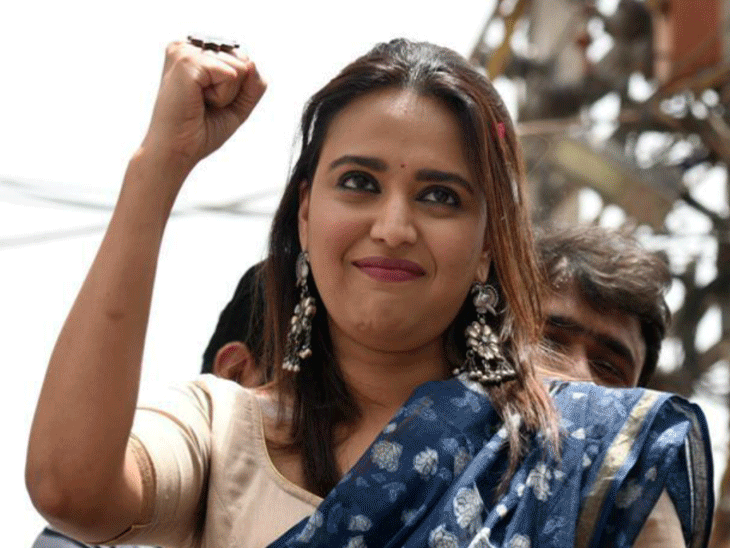 Fake posts made in the name of Swara Bhaskar | स्वरा भास्कर के नाम से किए गए फर्जी पोस्ट: एक्ट्रेस ने खुद बताया सच, कहा- दक्षिणपंथी की तरफ से फैलाए जा रहे दोनों ट्वीट फेक