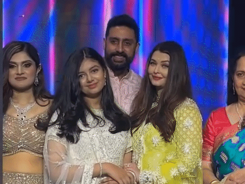 Abhishek-Aishwarya attended cousin’s wedding | अभिषेक-ऐश्वर्या कजिन की शादी में शामिल हुए: बेटी आराध्या भी नजर आईं, बीते दिनों तलाक की खबरों को लेकर सुर्खियों में था कपल