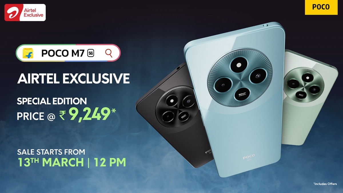 Poco M7 5G Airtel Exclusive Edition unveiled in India know Price Features