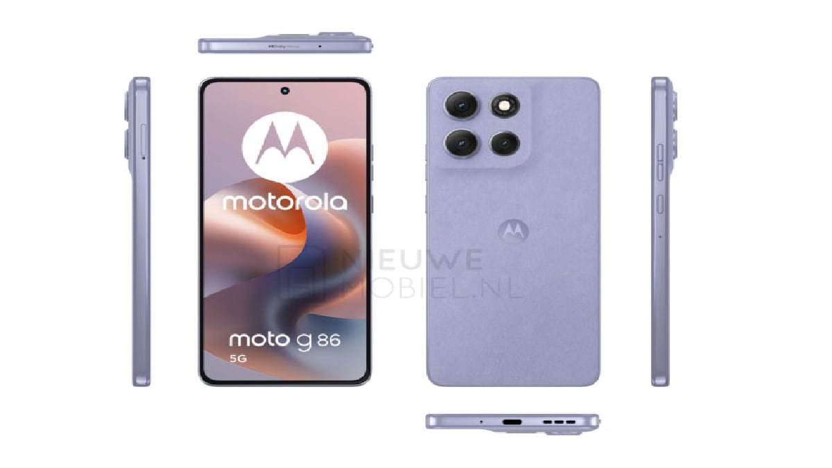 Motorola G86 first look revealed with major flat design shift and premium look know details