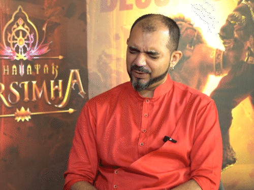 The director had to mortgage his house to make the film | फिल्म बनाने के लिए डायरेक्टर को गिरवी रखना पड़ा घर: महावतार नरसिम्हा की सक्सेस पर अश्विन कुमार बोले- लोगों ने मेरे पागलपन पर विश्वास किया